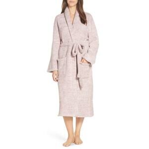 BAREFOOT DREAMS CozyChic Robe Heathered Dusty Rose Size 3